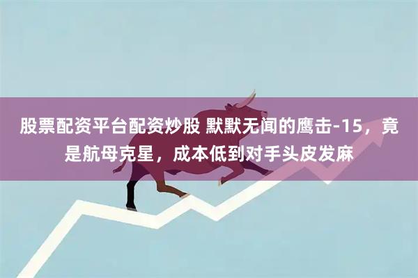 股票配资平台配资炒股 默默无闻的鹰击-15，竟是航母克星，成本低到对手头皮发麻